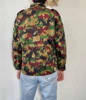 Deadstock Swiss Army Camo Jacket “L/XL”