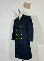 Vintage Italian Navy Coat “M”