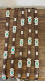 Western Concho Belt with Turquoise Accents