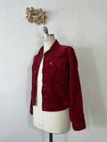 Vintage Velvet Levi’s Jacket For Girls “M”