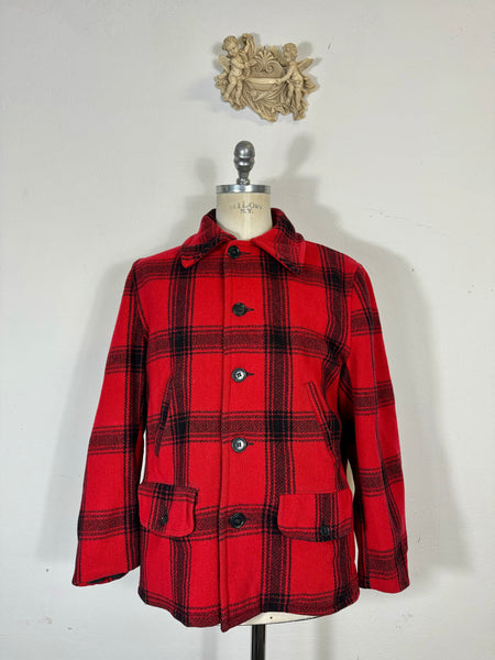 MONTEREY CLUB SPORTSWEAR VINTAGE 1970’S WOOL CPO - HUNTING JACKET MADE IN USA
