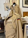 Vintage German Army Jacket With Zip Riri