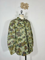 Vintage Camo Romanian Army Jacket “L/XL”