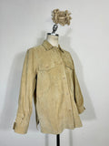 Vintage Women Sand Leather Jacket “M”