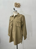 chemise en flanelle de l’armée italienne vintage « L »