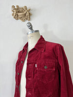 Vintage Velvet Levi’s Jacket For Girls “M”