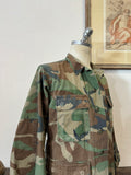 Vintage Woodland Camo Jacket “S”