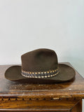 Vintage John B.Stetson 3X Beaver, Western Cowboy Hat 7 1/8