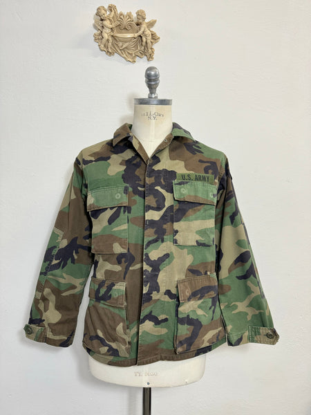 Vintage Woodland Camo Jacket Us Army “S”
