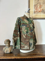 Vintage Woodland Camo Jacket “S”