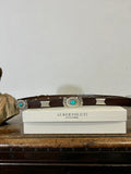 Western Concho Belt with Turquoise Accents