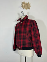 Vintage Woolrich Wool Bomber Jacket 80s Made in Usa “M”