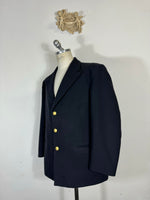 Vintage Italian Navy Wool Jacket “L”