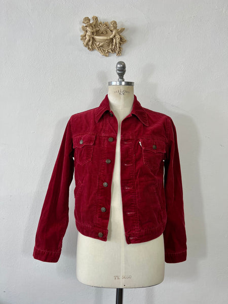 Vintage Velvet Levi's Jacket For Girls “M”
