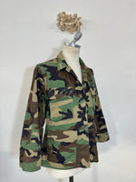 Vintage Woodland Camo Jacket Us Army “XS/S”