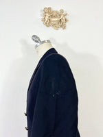 Vintage German Navy Double Breasted Jacket “S/M”