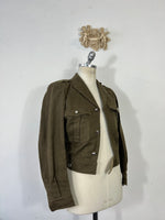 veste en laine vintage de l’armée Française XS-S