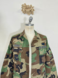 Vintage Woodland Camo Jacket Us Army  “S/M”