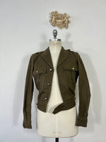 Vintage French Army Wool Jacket XS-S