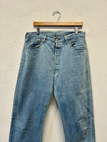 Vintage a Levi’s 501XX Big E Made in Usa With Selvedge “W34 L36”