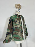 Vintage Woodland Camo Jacket Us Army “M”