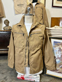 Vintage German Army Jacket With Zip Riri