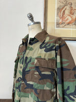 Vintage Woodland Camo Jacket “S”