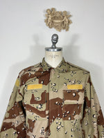 Vintage Desert Chocolate Jacket Us Army “M/L”