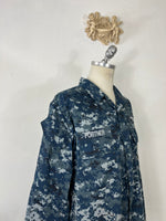 Vintage US Navy Digital Camo Shirt FORTNER  “XL”