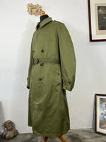 Vintage 1950's Overcoat Man's Cotton Sateen OG-107 “L/XL”