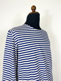 Deadstock Navy Striped Shirt “XL”