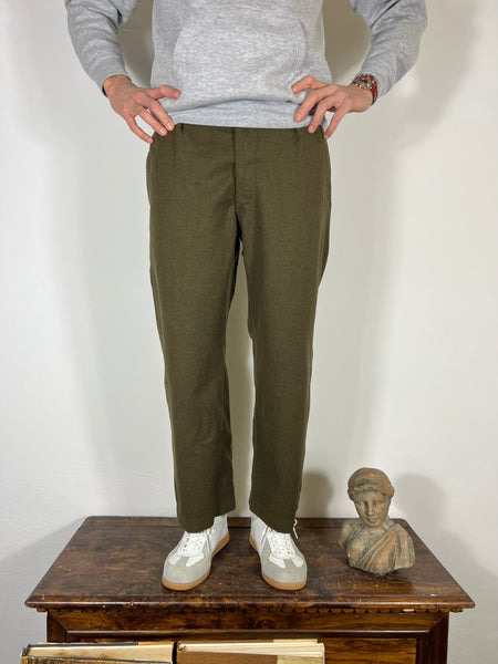 Pantalon en laine de l'armée française vintage des années 50 « W33 »