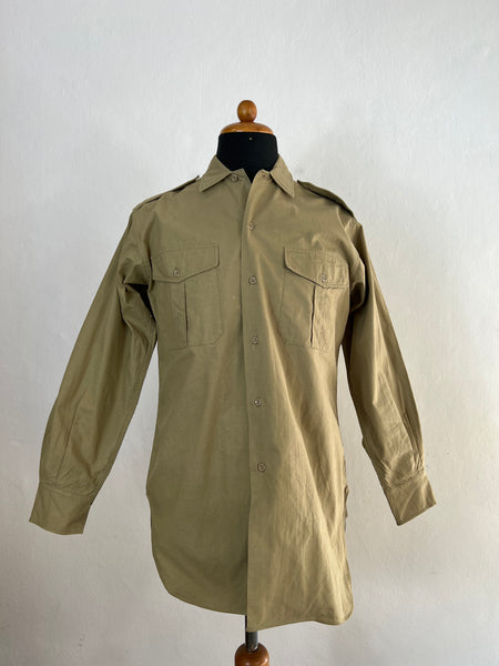 Vintage Italian Army Shirt 60’s “S”