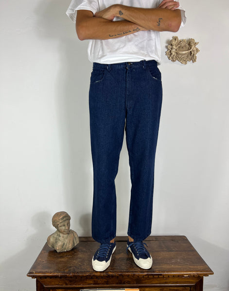 pantalon en jean vintage de la marine italienne