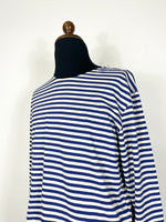 Deadstock Navy Striped Shirt “XL”