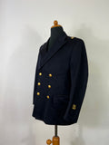 Italian Navy Double-Breasted Jacket "S”